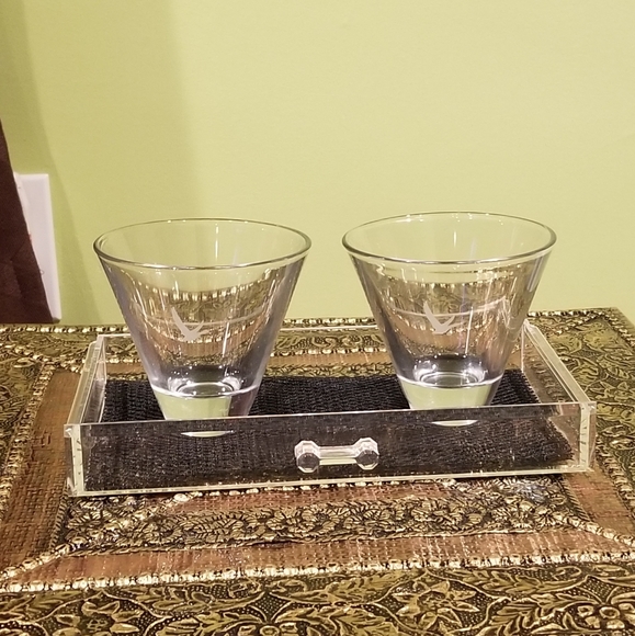 Set Of Grey Goose Stemless Cocktail Glasses - Picture 2 of 3